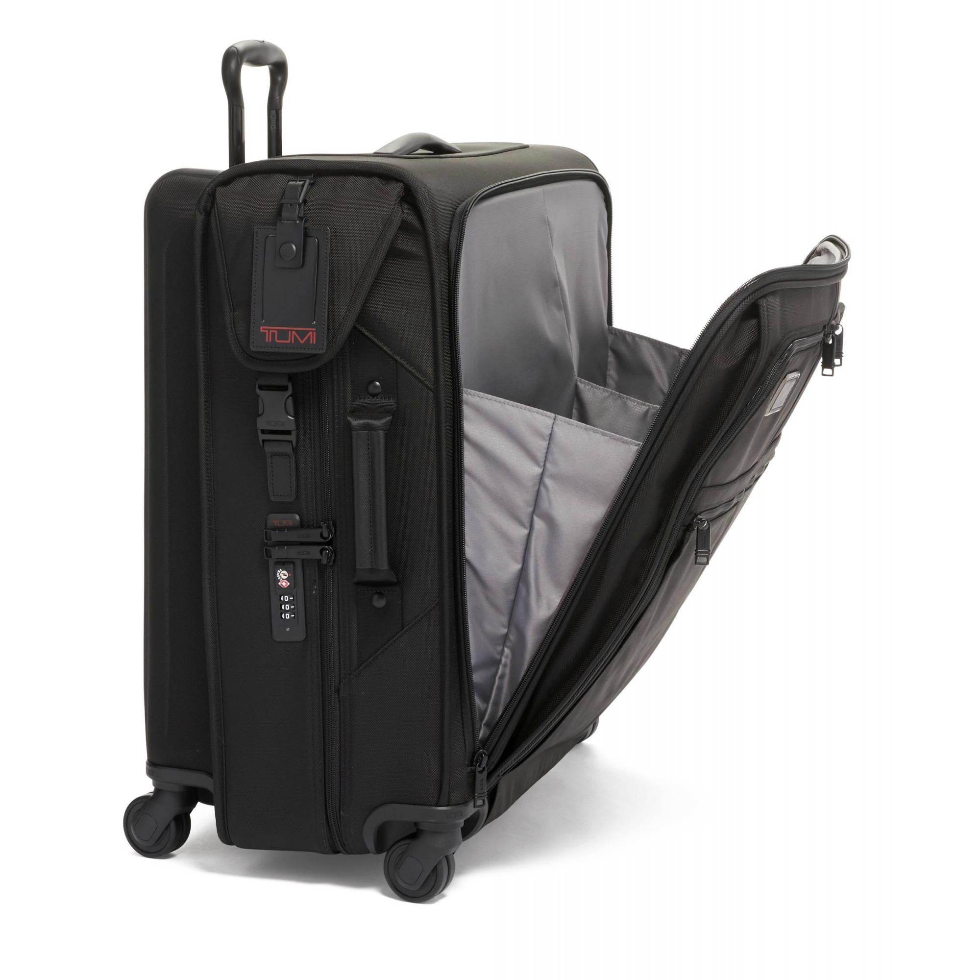 TUMI Alpha 3 Extended Trip 4 Wheel Bag Luggage Pros