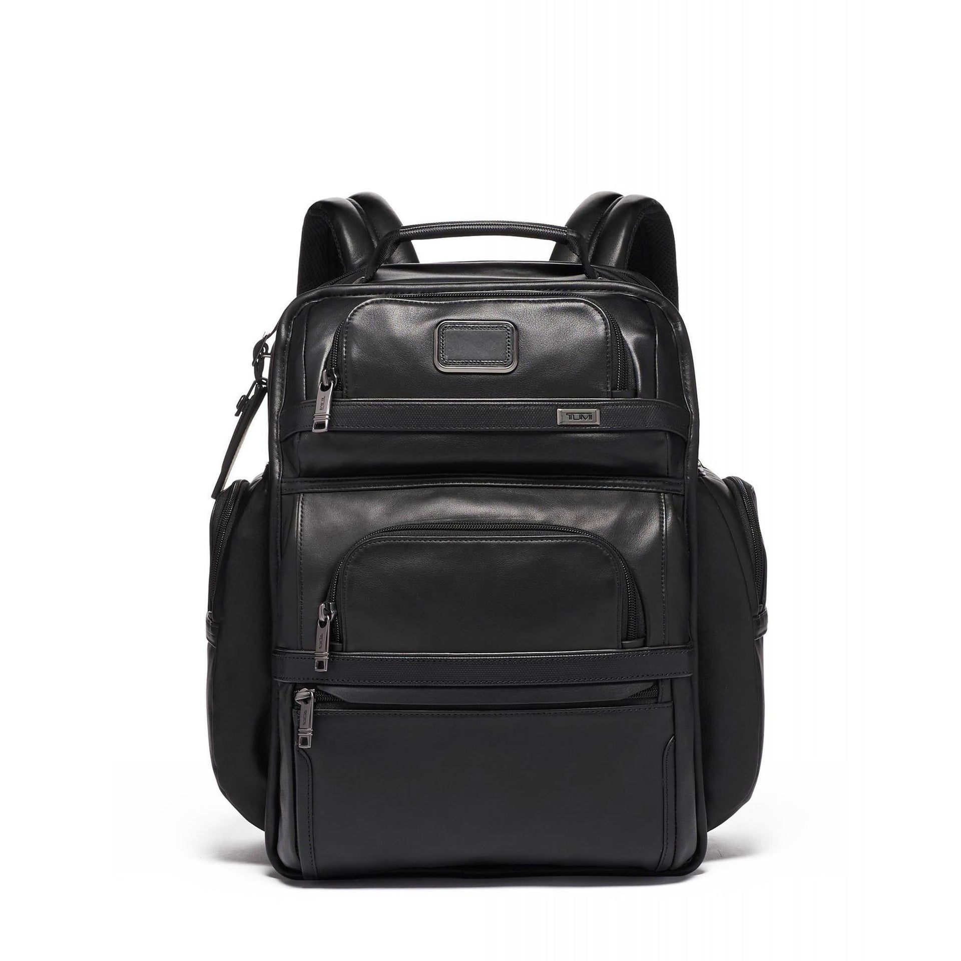 tumi alpha 3 backpack price TUMI Alpha 3 Leather Brief Pack - Black