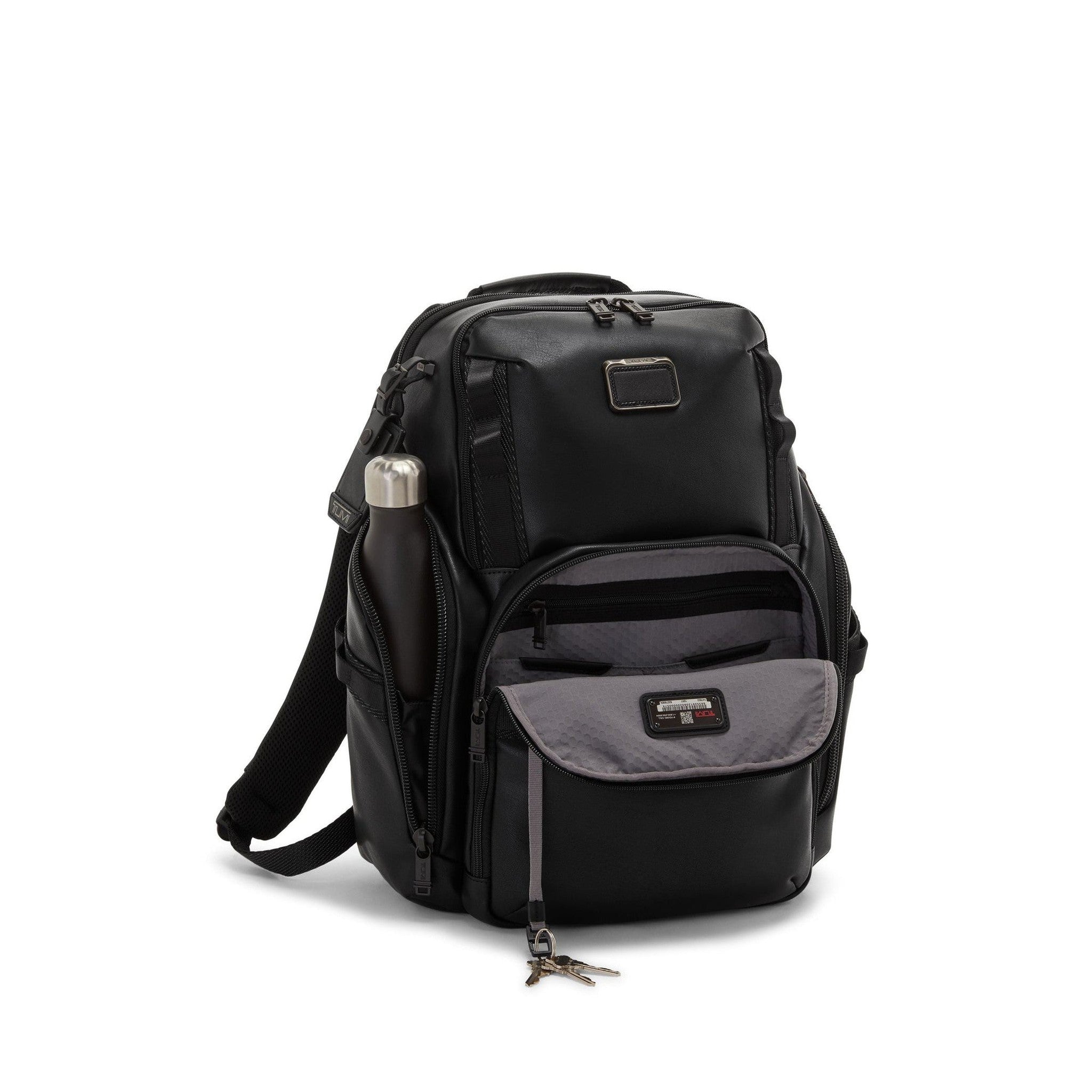TUMI Alpha Bravo Leather Search Backpack – Luggage Pros