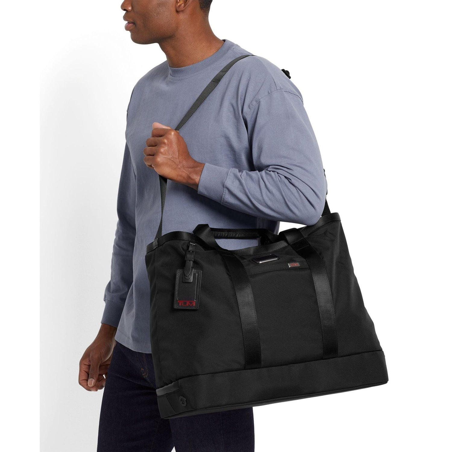 tumi alpha tote backpack TUMI Alpha Carryall Tote - Black