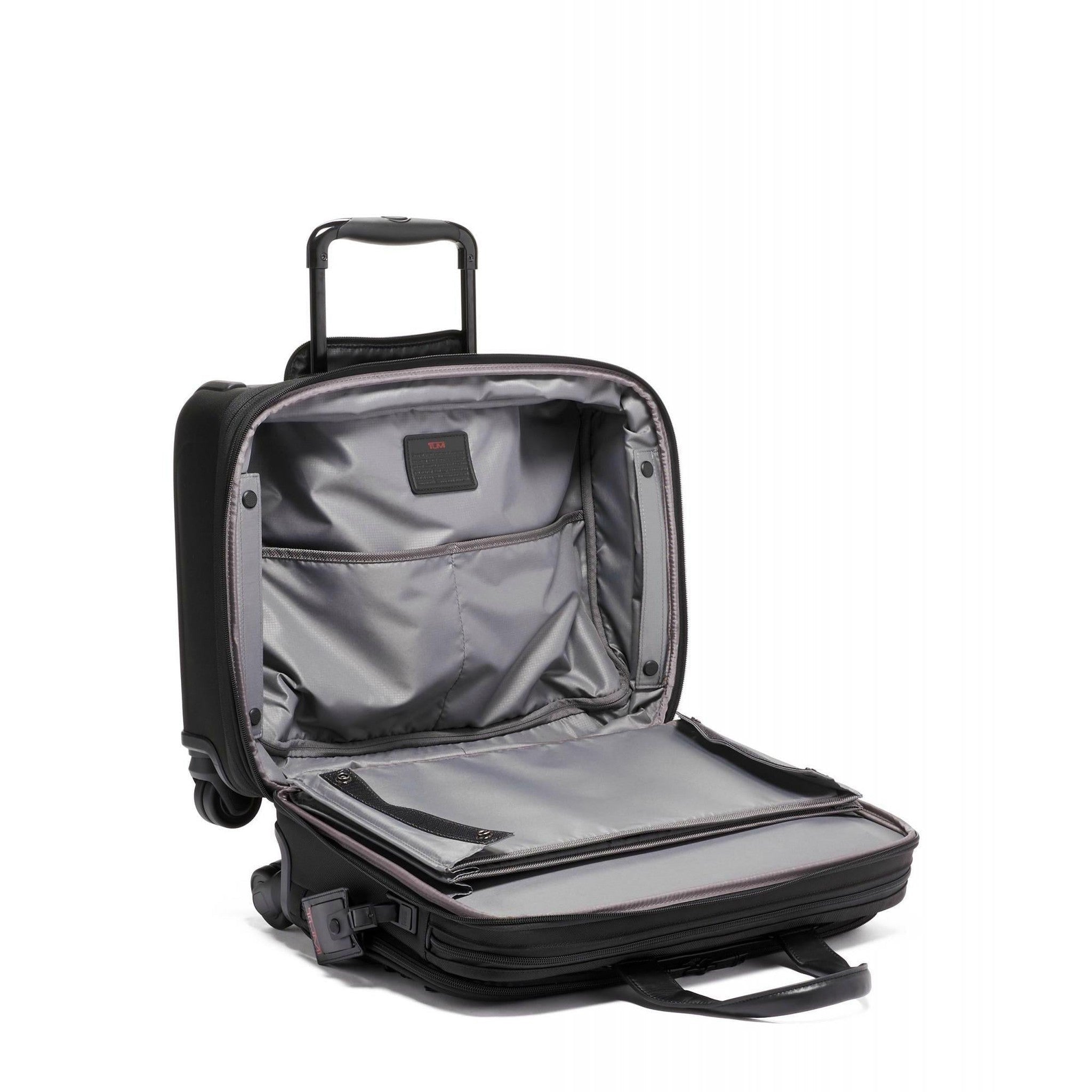 TUMI Alpha Deluxe Laptop Expandable Wheeled Brief – Luggage Pros