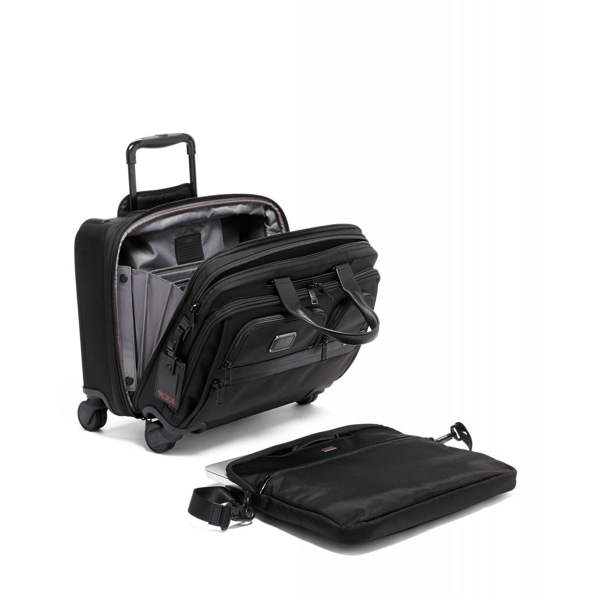 TUMI Alpha Deluxe Laptop Expandable Wheeled Brief