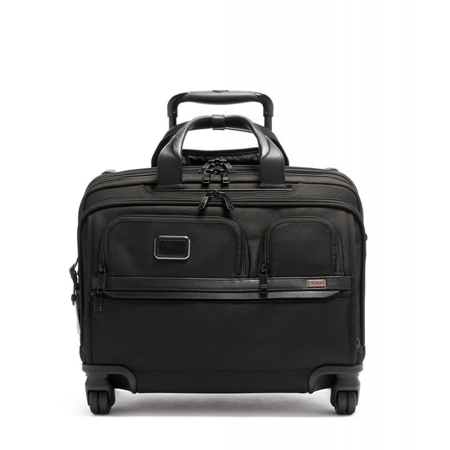 TUMI Alpha Deluxe Laptop Expandable Wheeled Brief