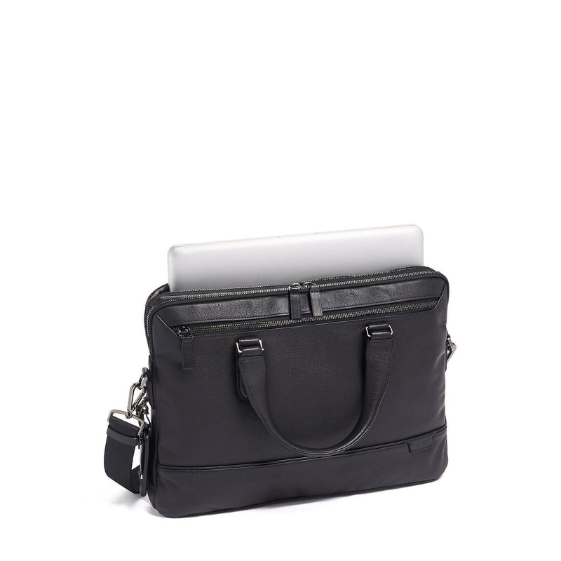 TUMI Harrison Sycamore Leather Slim Brief