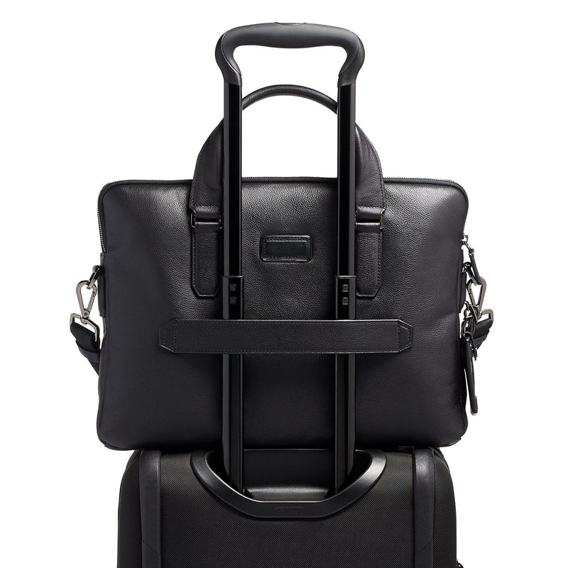 TUMI Harrison Sycamore Leather Slim Brief