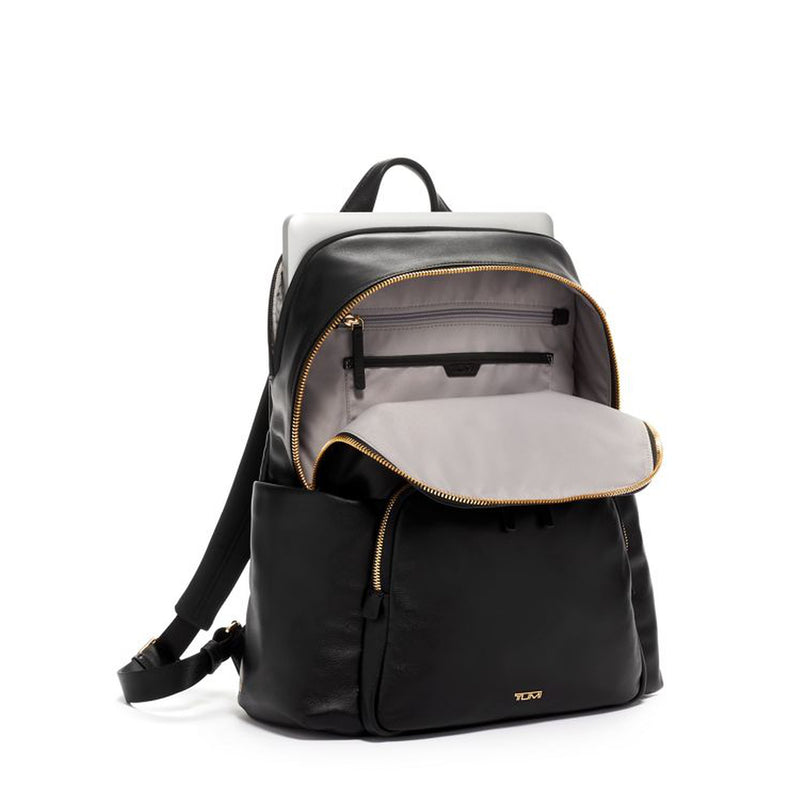 TUMI Voyageur Ruby Leather Backpack