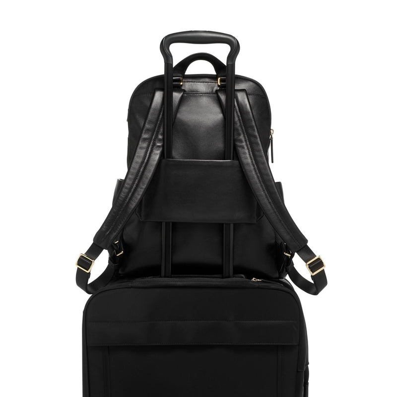 TUMI Voyageur Ruby Leather Backpack