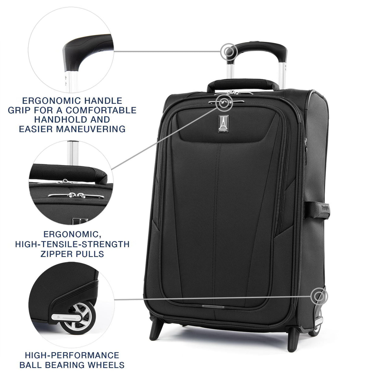 Travelpro Maxlite 5 Lightweight 22" Expandable Carry-On Rollaboard (2-Wheeled)