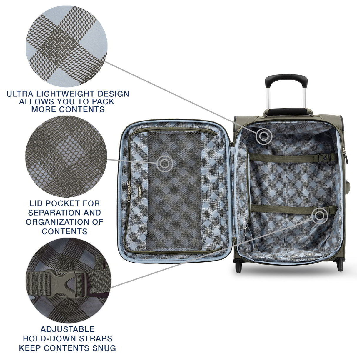 Travelpro Maxlite 5 Lightweight International Expandable Carry-On Rollaboard