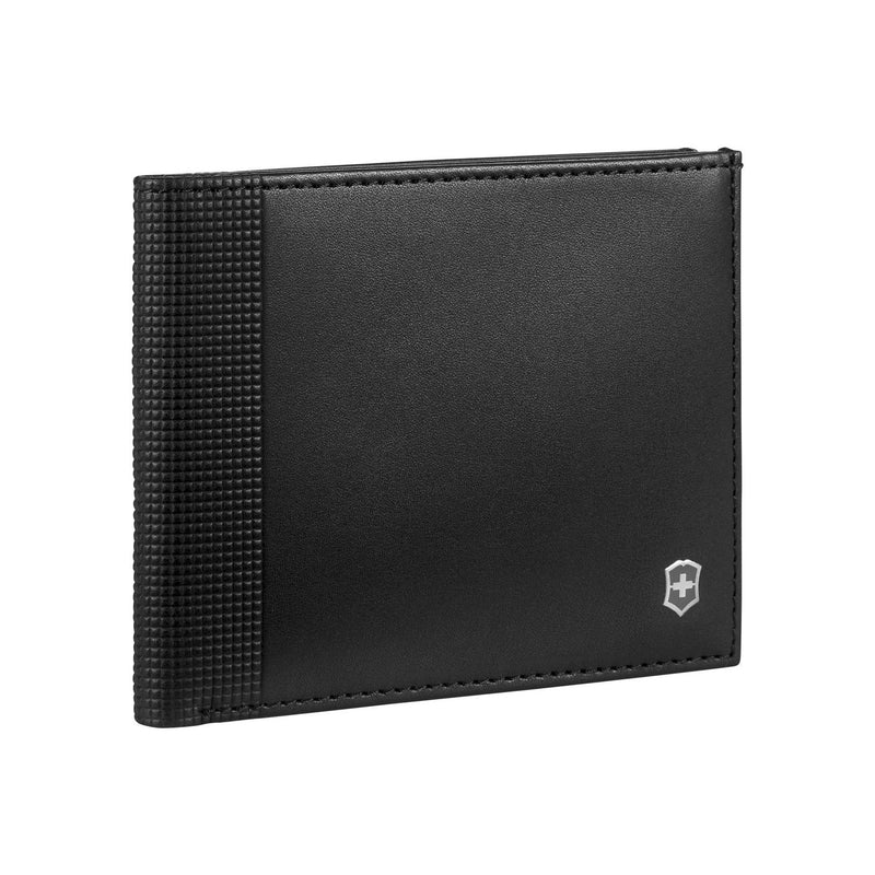 Victorinox Altius Alox Leather Bi-Fold Wallet with RFID Protection