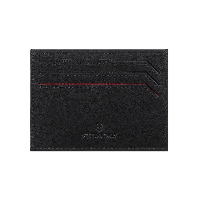 Victorinox Altius Alox Leather Slim Card Case w/ RFID Protection