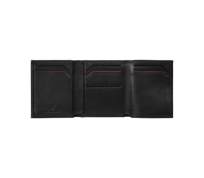 Victorinox Altius Alox Leather Tri-Fold Wallet with RFID Protection