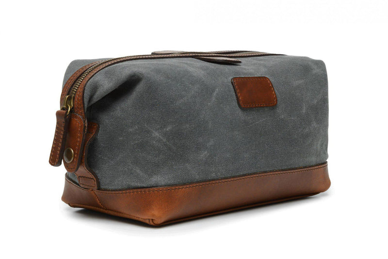 Korchmar Adventure Wax Canvas Ryder Dopp Kit-Luggage Pros