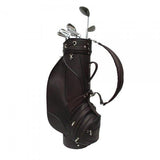 Piel Deluxe 9" Leather Golf Bag
