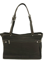 Piel Leather Belted Computer Tote