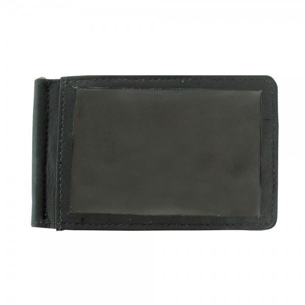 Piel Leather Bi-Fold Money Clip W/Id Window