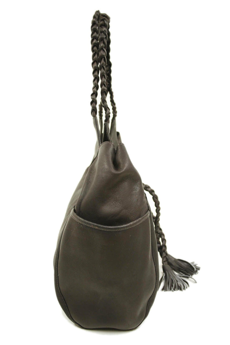 Piel Leather Braided Hobo