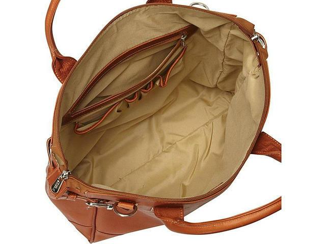 Piel Leather Cross Body Traveler Tote