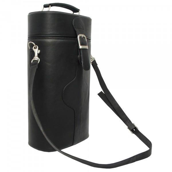 Piel Leather Double Deluxe Wine Carrier