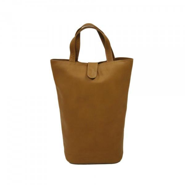 Piel Leather Double Wine Tote