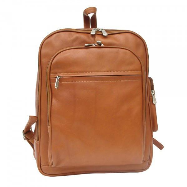 Piel Leather Front Pocket Computer Backpack