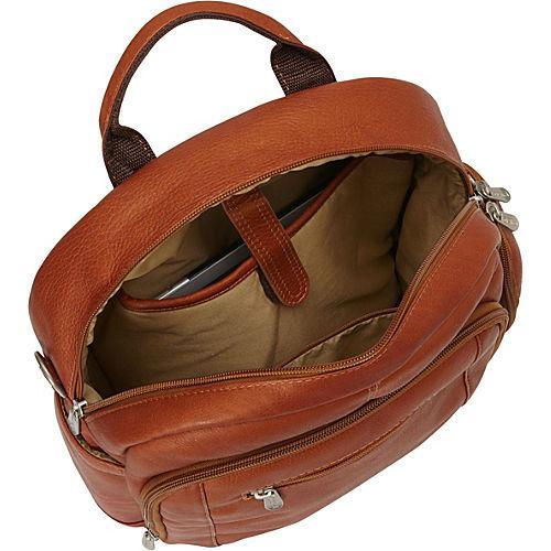 Piel Leather Laptop Backpack/Shoulder Bag