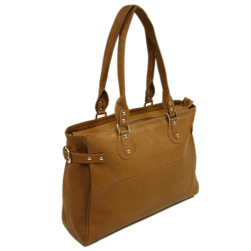 Piel Leather Large Ladies Side Strap Tote