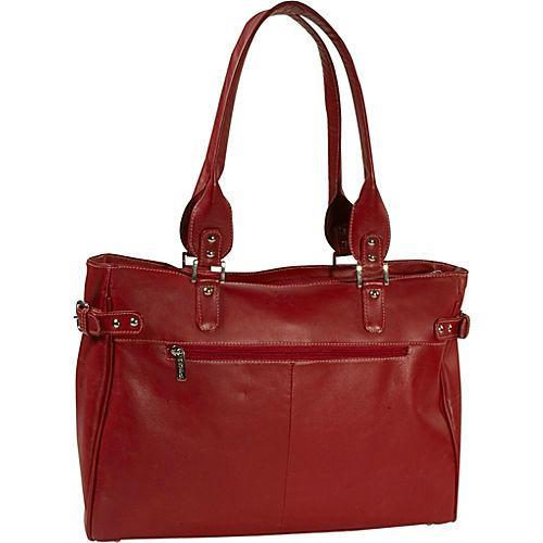 Piel Leather Large Ladies Side Strap Tote