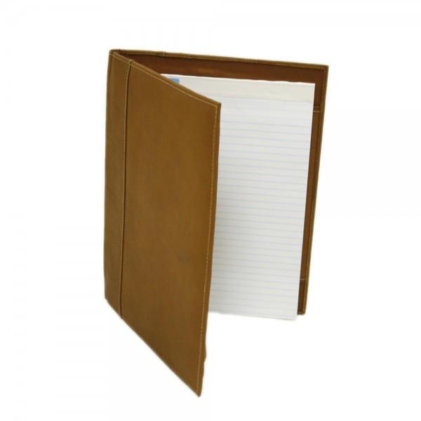 Piel Leather Letter-Size Padfolio with Organizer