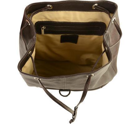 Piel Leather Medium Drawstring Backpack