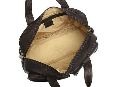 Piel Leather Multi-Pocket Carry-On Duffel