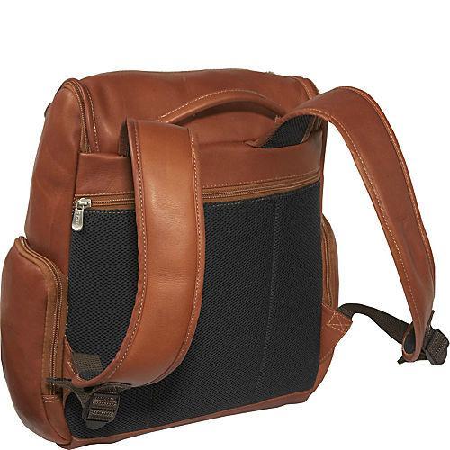 Piel Leather Multi-Pocket Laptop Backpack