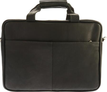 Piel Leather Slim Top-Zip Briefcase