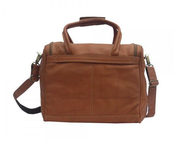 Piel Leather Small Computer Carry-All Bag