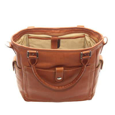 Piel Leather Tablet Shoulder Bag