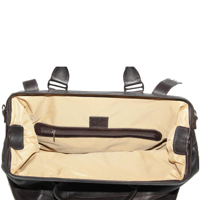 Piel Leather Top Frame Carry-On