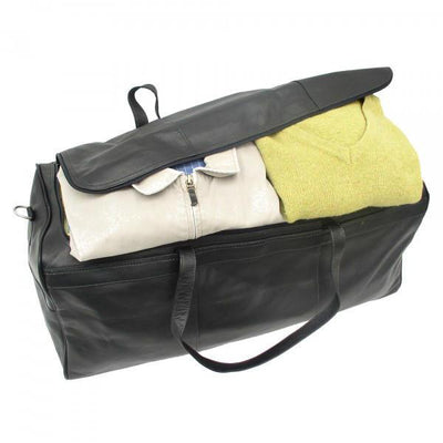 Piel Leather Traveler's Select Large Duffel Bag