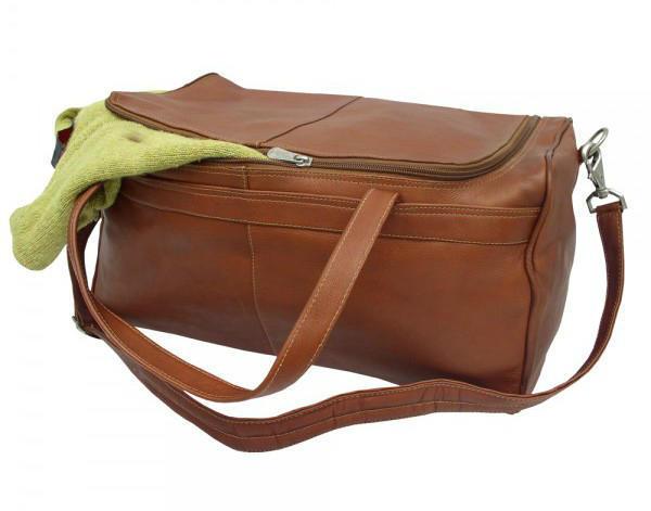 Piel Leather Traveler's Select Small Duffel Bag