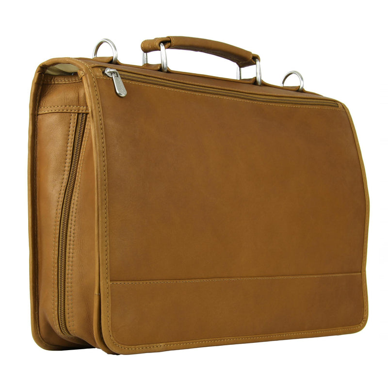 Piel Leather Two-Section Expandable Laptop Portfolio