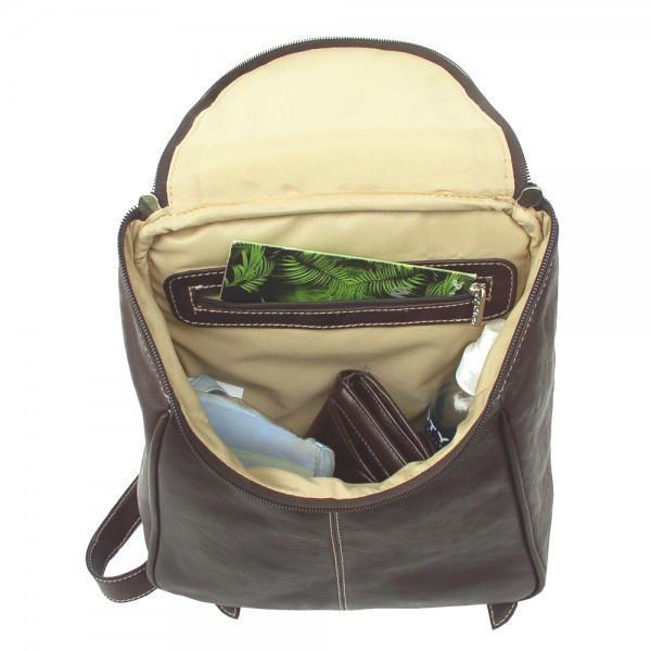 Piel Leather U-Zip Backpack