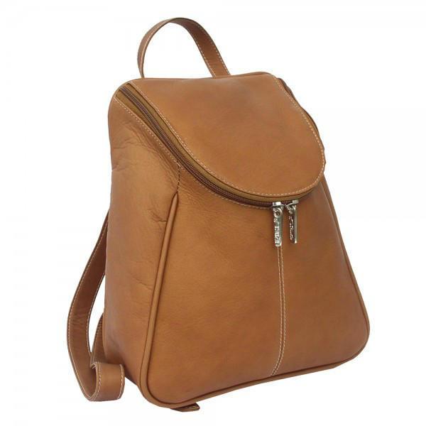 Piel Leather U-Zip Backpack