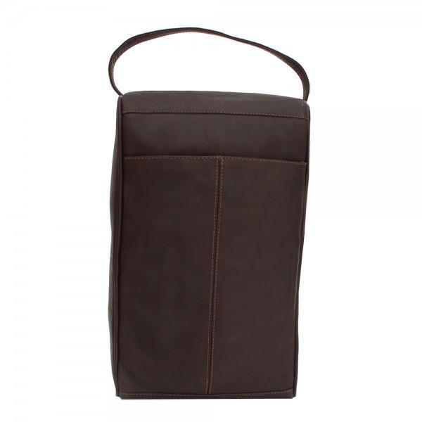 Piel Leather U-Zip Shoe Bag