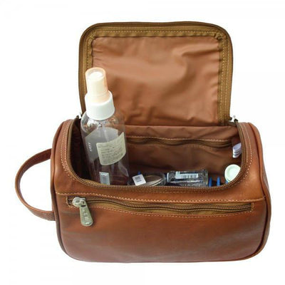 Piel Leather U-Zip Toiletry Kit