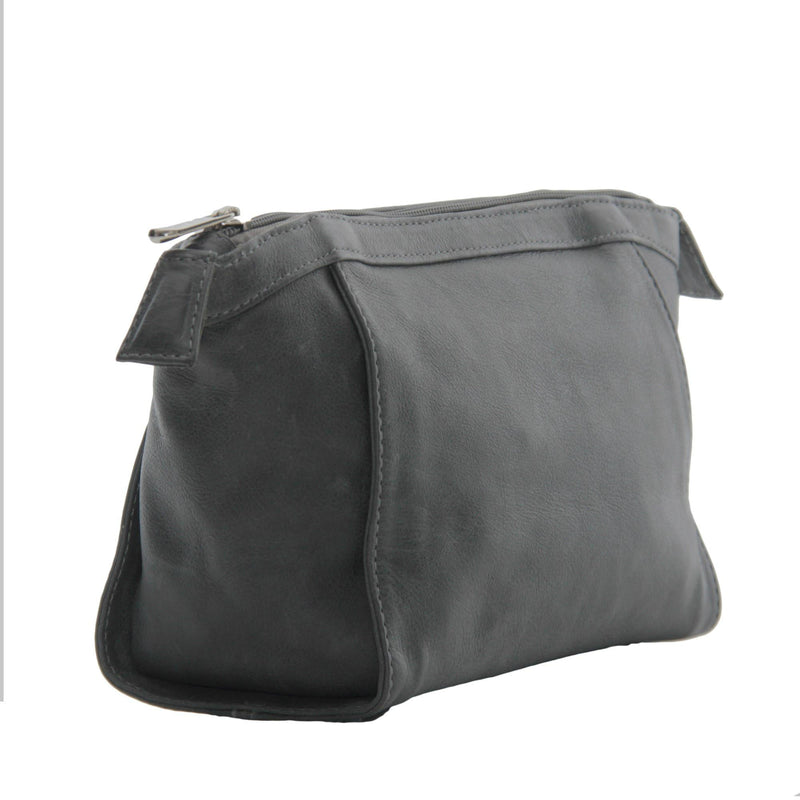 Piel Leather Zippered Travel Kit