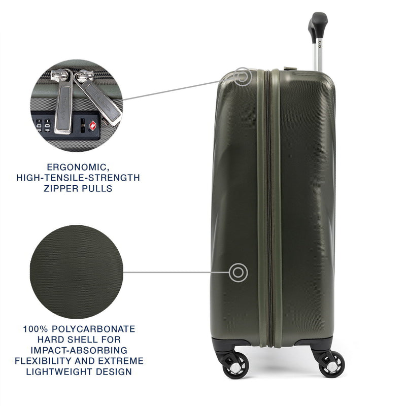 Travelpro Maxlite 5 Lightweight Carry-On Hardside Spinner Suitcase-Luggage Pros
